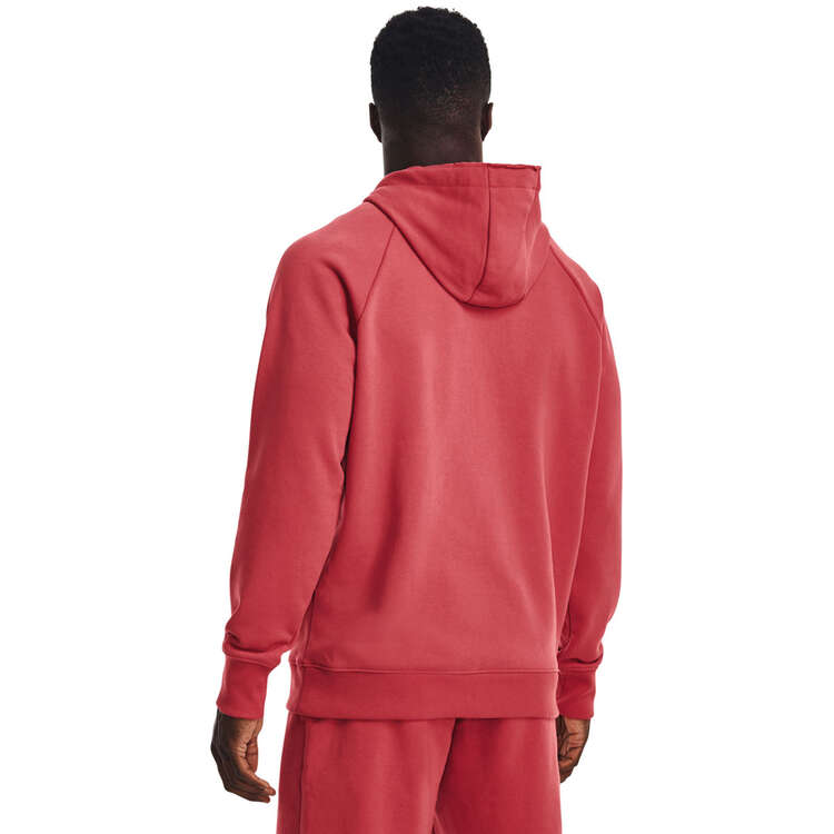 Under Armour Mens UA Heavyweight Terry Hoodie Red S, Red, rebel_hi-res
