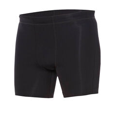 2XU Mens Aspire Compression Half Shorts, Black, rebel_hi-res