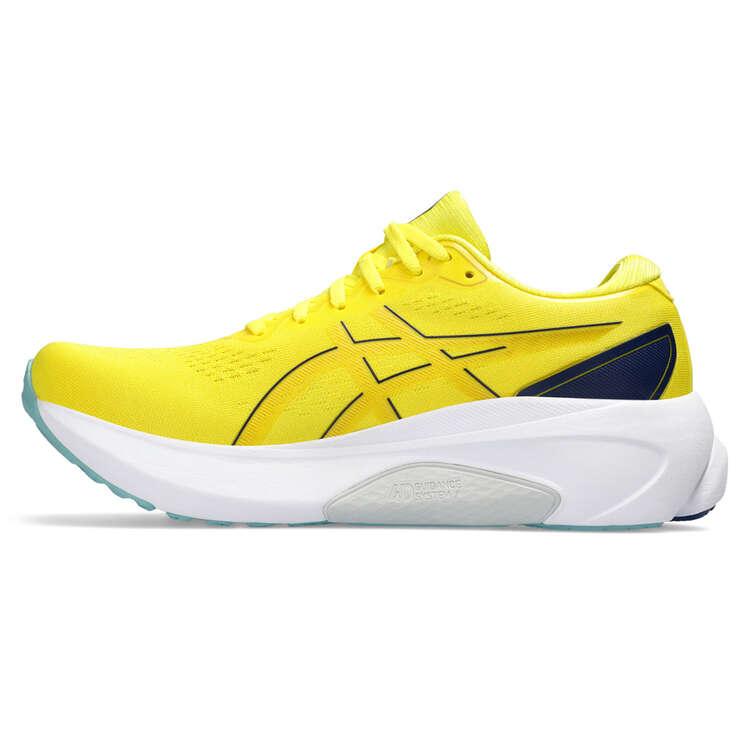 Asics GEL Kayano 30 Mens Running Shoes Yellow/Blue US 7, Yellow/Blue, rebel_hi-res