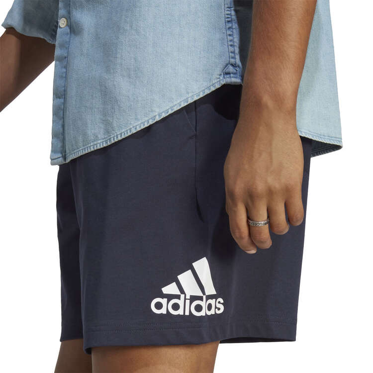 adidas Mens Essentials Big Logo Shorts, Navy/White, rebel_hi-res