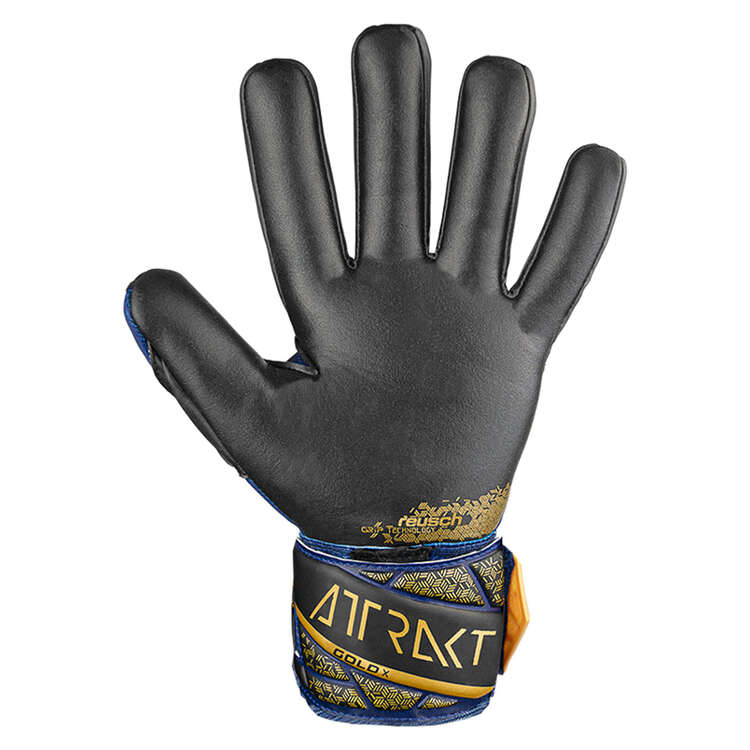Reusch Attrakt Gold X NC Goalkeeper Gloves, Blue, rebel_hi-res