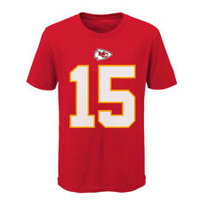 Kansas City Chiefs Patrick Mahomes 2020 Kids Essential Tee Red S, Red, rebel_hi-res