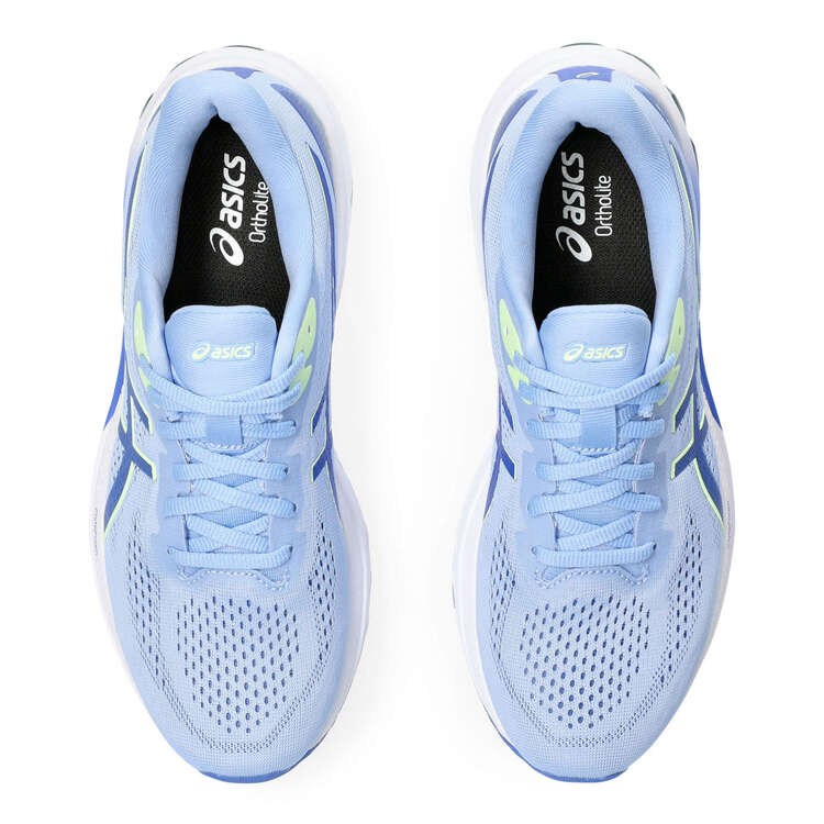 Asics GT 1000 12 Womens Running Shoes, Blue/Yellow, rebel_hi-res
