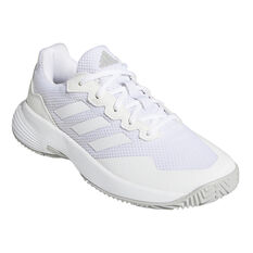 adidas GameCourt 2 Womens Tennis Shoes, White, rebel_hi-res