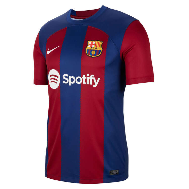 Nike FC Barcelona 2023/24 Stadium Home Football Jersey Blue XL, Blue, rebel_hi-res
