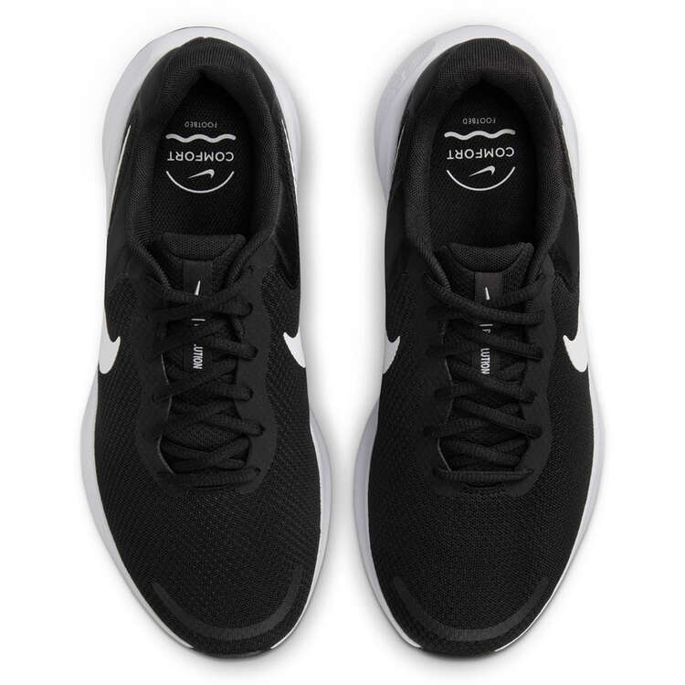 Nike Revolution 7 4E Mens Running Shoes, Black/White, rebel_hi-res