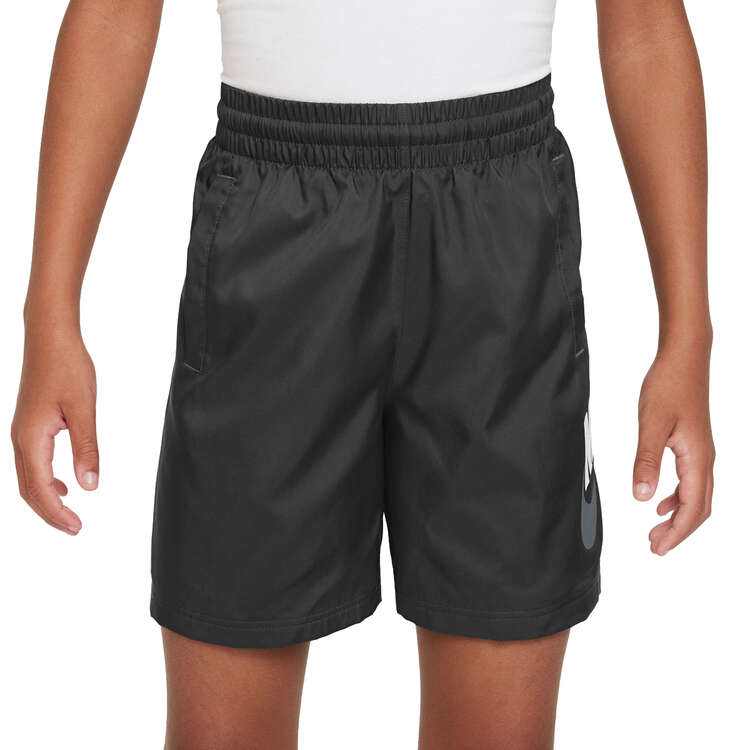 Nike Kids Sportswear Woven Shorts, Black, rebel_hi-res