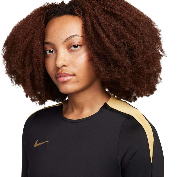Nike Womens Strike Dri-FIT Crew-Neck Football Top, Black, rebel_hi-res