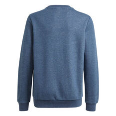 Adidas Boys VF Essential Big Logo Sweatshirt Blue 10, Blue, rebel_hi-res