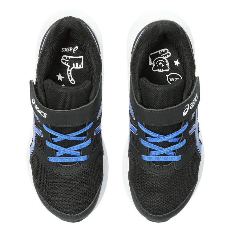 Asics Jolt 4 PS Kids Running Shoes, Black/Blue, rebel_hi-res