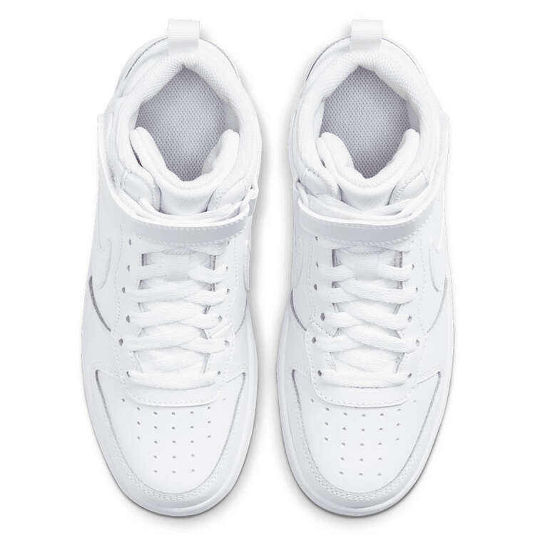 Nike Court Borough Mid 2 GS Kids Casual Shoes, White, rebel_hi-res