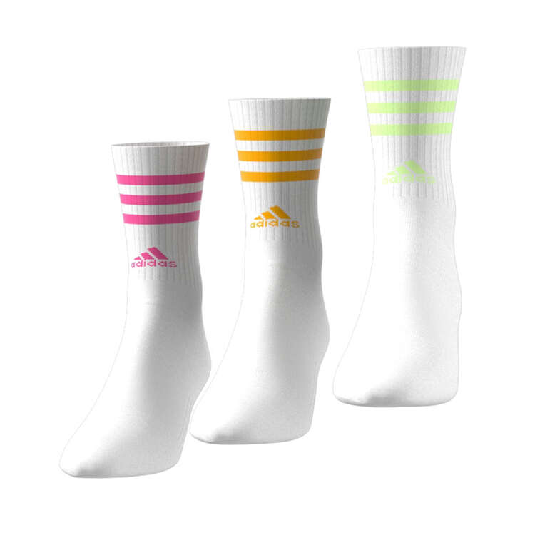 adidas 3-Stripes Cushioned Crew Socks, Multi, rebel_hi-res