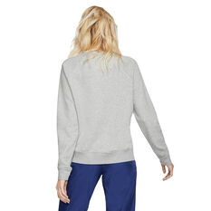 Nike Womens Sportswear Essential Fleece Sweatshirt Grey XS, Grey, rebel_hi-res