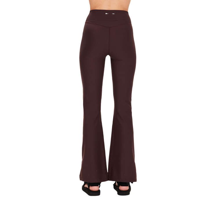 The Upside Womens Peached Flare Pants, Brown, rebel_hi-res