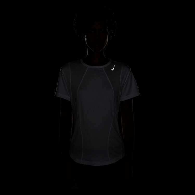 Nike Womens Fast Dri-FIT Running Tee, White, rebel_hi-res