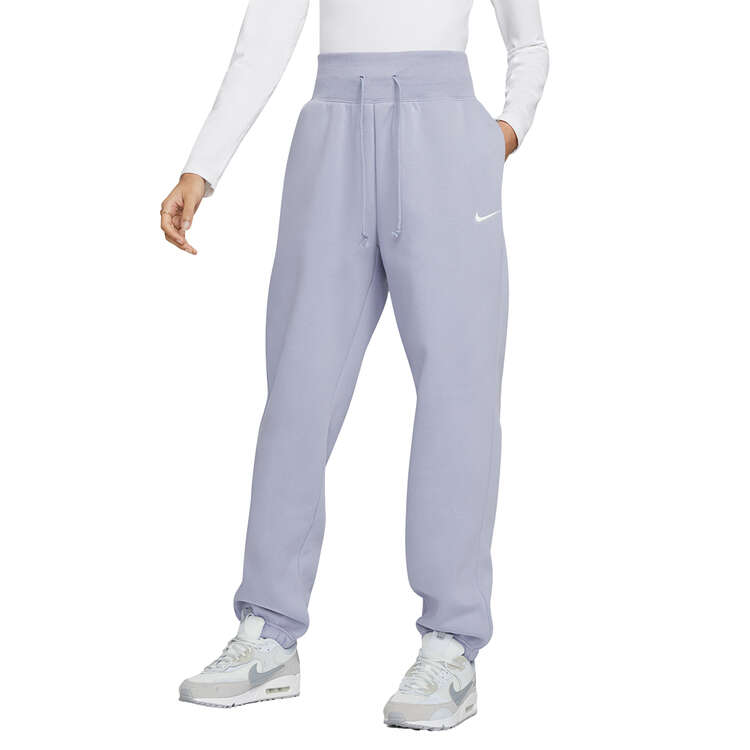 Nike Womens Sportswear Phoenix Fleece High Waisted Oversized Sweatpants Mauve XS, Mauve, rebel_hi-res
