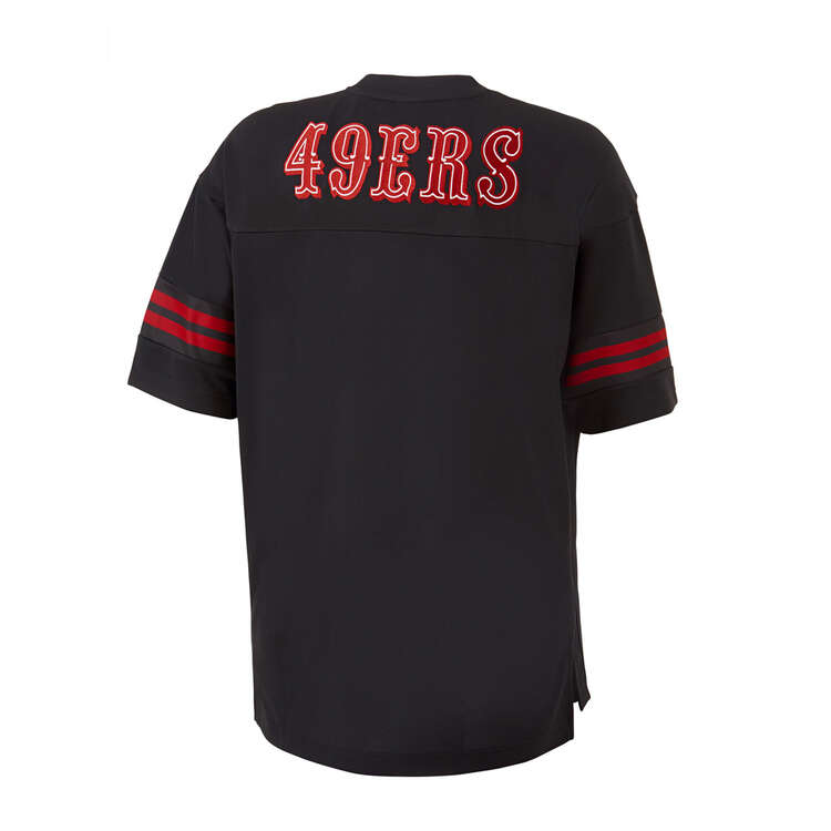 San Francisco 49ers Mens Replica Jersey, Black, rebel_hi-res