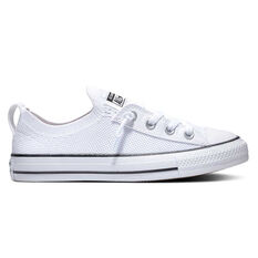 Converse Chuck Taylor All Star Shoreline Knit Low Top Womens Casual Shoes White / Black US 6, White / Black, rebel_hi-res