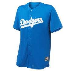 Majestic Los Angeles Dodgers Men's Wordmark Jersey Blue S, Blue, rebel_hi-res