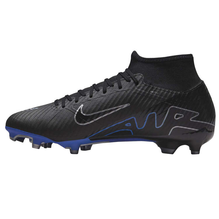 Nike Zoom Mercurial Superfly 9 Academy Football Boots Black US Mens 4 / Womens 5.5, Black, rebel_hi-res