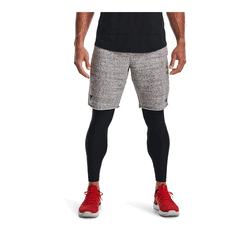 Under Armour Project Rock Mens Terry Shorts White S, , rebel_hi-res