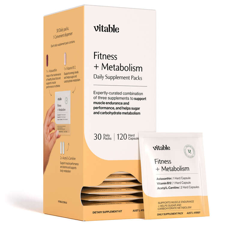 Vitable Fitness Metabolism Supplement Pack, , rebel_hi-res