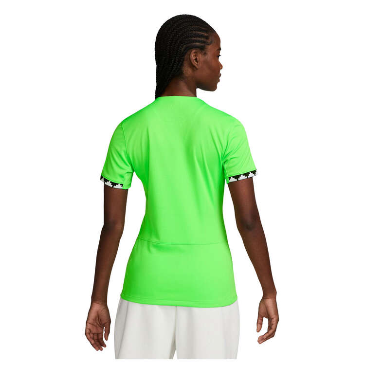 Nike Nigeria 2023 Womens Stadium Home Dri-FIT Football Jersey Green XS, Green, rebel_hi-res