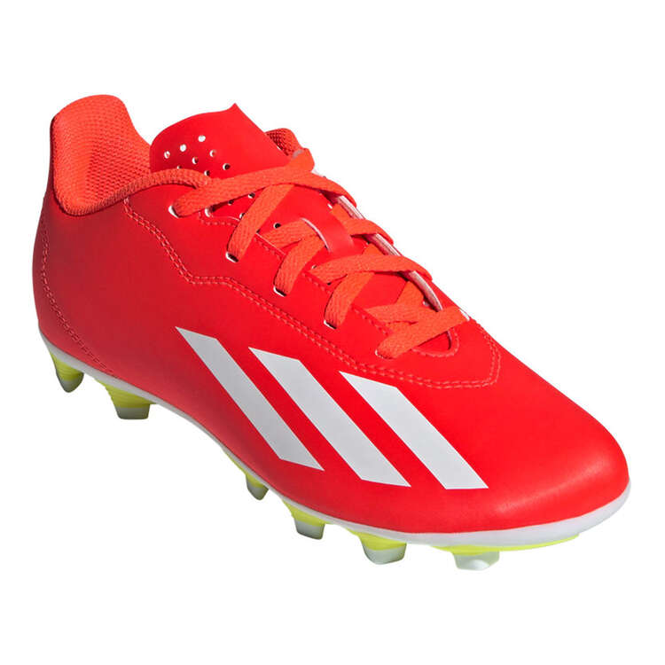adidas X Crazyfast Club Kids Football Boots, Red/White, rebel_hi-res