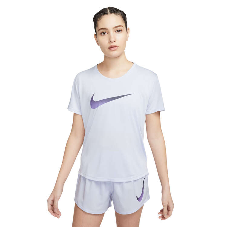 Nike Womens Dri-FIT One Running Tee, Purple, rebel_hi-res