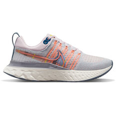 Nike React Infinity Run Flyknit 2 Premium Womens Running Shoes Pink US 6, Pink, rebel_hi-res