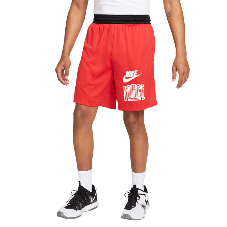 Nike Mens Dri-FIT Starting 5 Basketball Shorts, Red, rebel_hi-res
