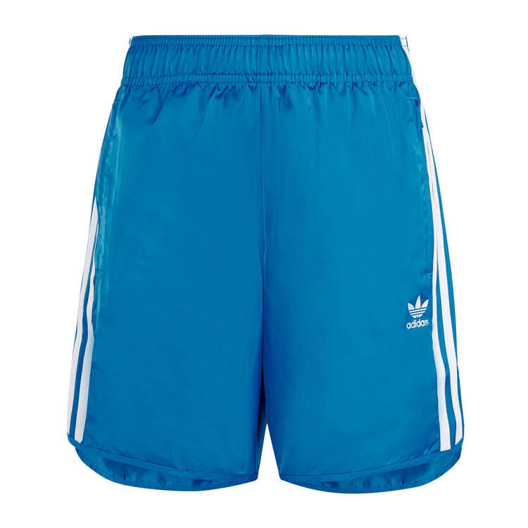 Adidas Originals Kids Adicolour Shorts, Blue/White, rebel_hi-res