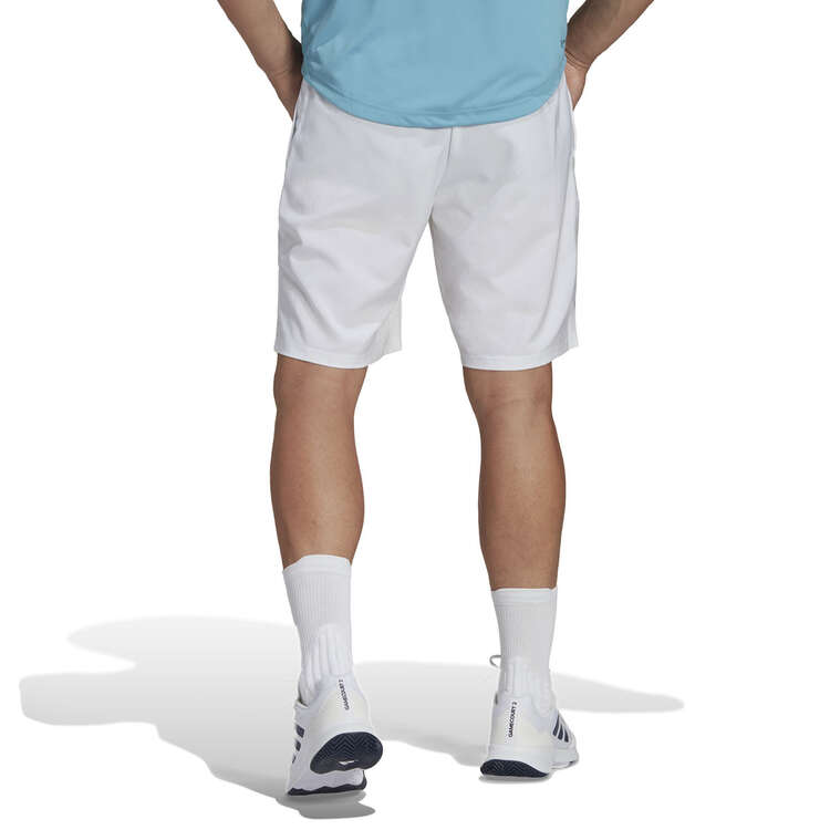 adidas Mens Club 3-Stripes Tennis Shorts White XS, White, rebel_hi-res