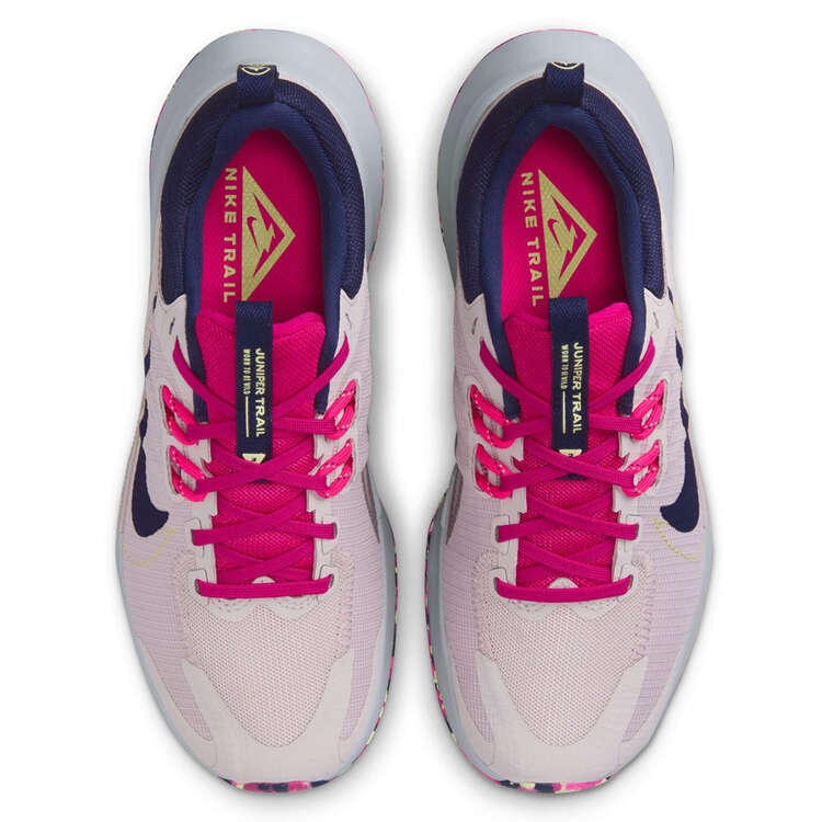 Nike Juniper Trail 2 Next Nature Womens Trail Running Shoes, Purple/Red, rebel_hi-res
