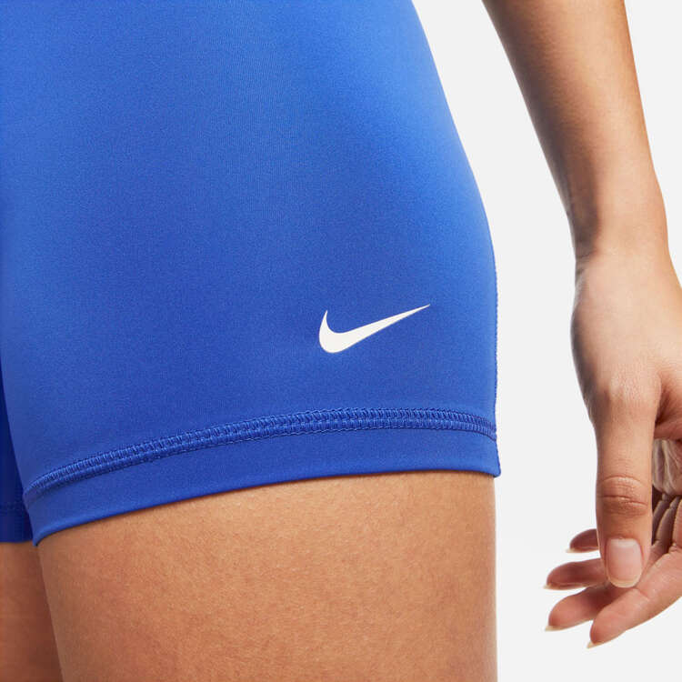 Nike Pro Womens 365 5 Inch Shorts, Blue, rebel_hi-res