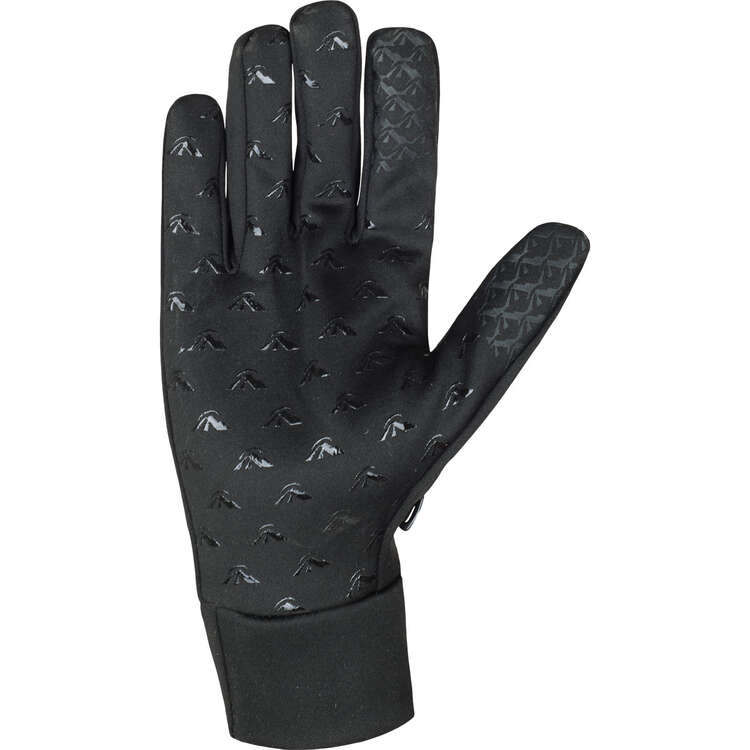 Macpac Unisex Stretch Gloves, Black, rebel_hi-res