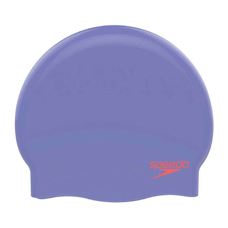 Speedo Junior Plain Moulded Silicone Swim Cap, , rebel_hi-res