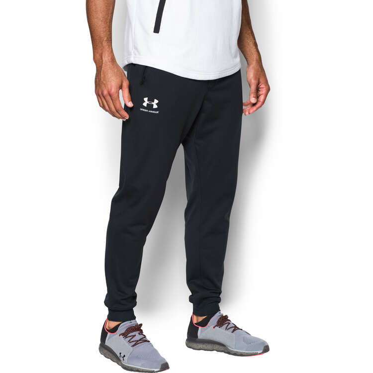 Under Armour Mens Sportstyle Tricot Track Pants, Black, rebel_hi-res