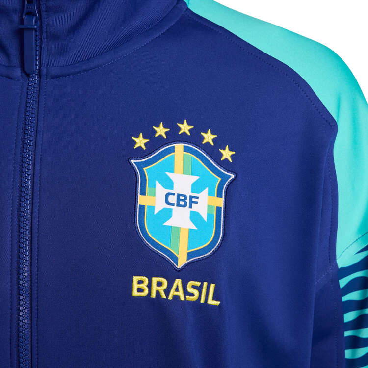 Brazil 2024 Strike Dri-FIT Soccer Jacket, Blue/Yellow, rebel_hi-res