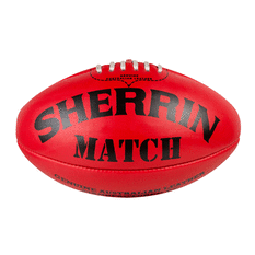 Sherrin Match AFL Ball Red 5, , rebel_hi-res