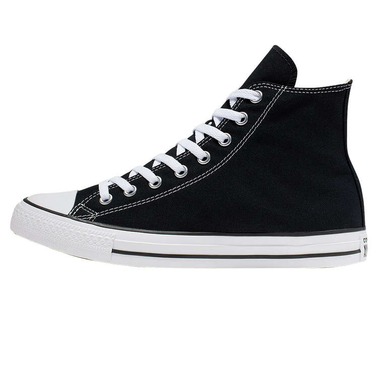 Converse Chuck Taylor All Star Hi Top Casual Shoes, Black/White, rebel_hi-res
