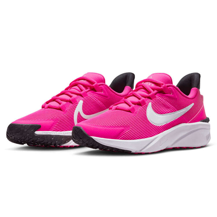 Nike Star Runner 4 GS Kids Running Shoes, Pink/White, rebel_hi-res