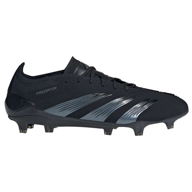 adidas Predator Elite Football Boots Black US Mens 6 / Womens 7, Black, rebel_hi-res