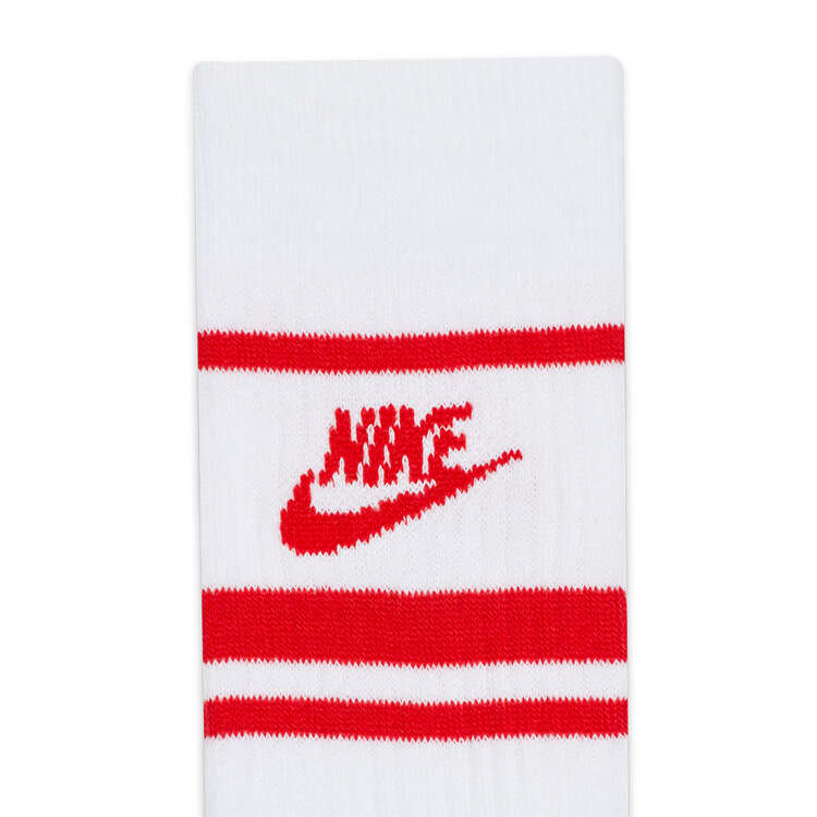 Nike Everyday Essential Crew Socks, White, rebel_hi-res