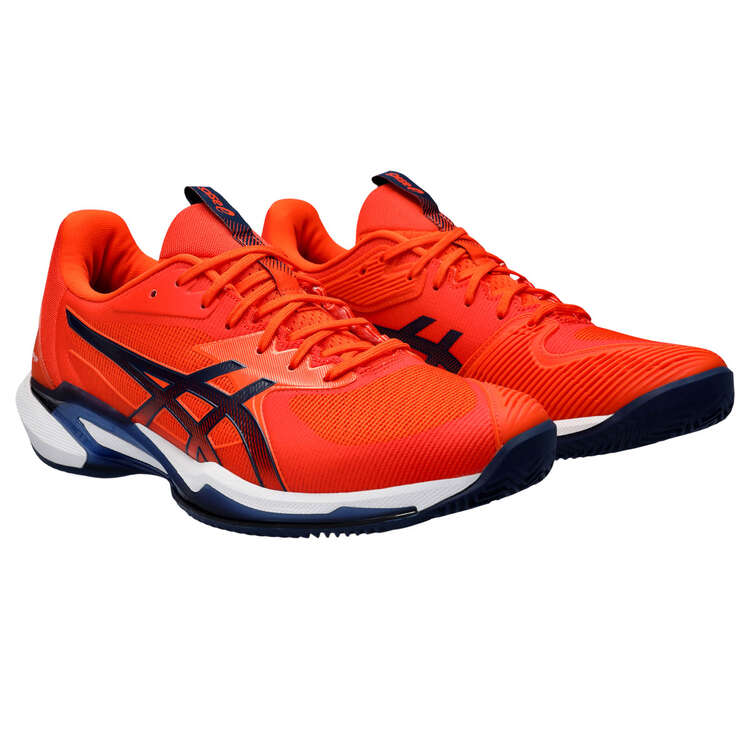 Asics Gel Solution Speed FF 3 Mens Tennis Shoes, Orange/Navy, rebel_hi-res