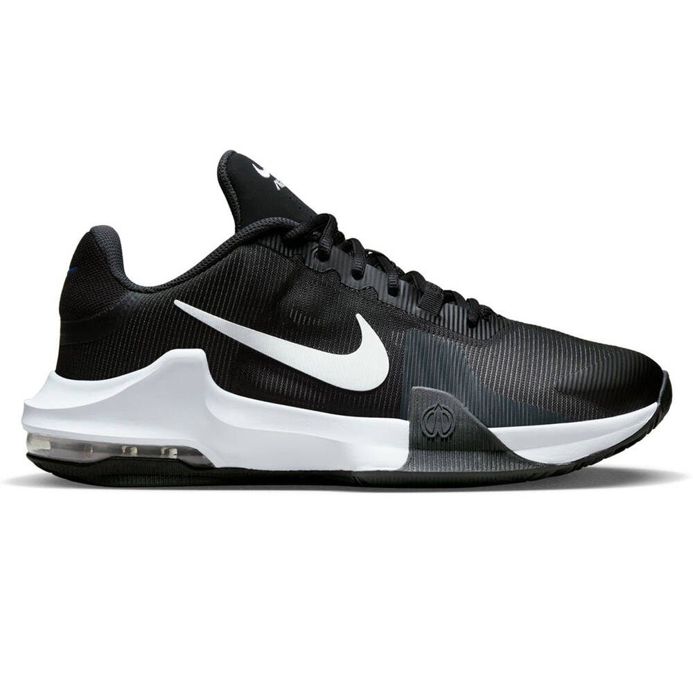 Nike Air Max Impact 4 Basketball Shoes Black/White US Mens 8 / Womens 9 ...