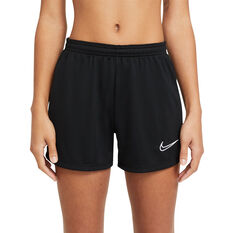 Nike Womens Dri-FIT Academy 21 Football Shorts Black XS, Black, rebel_hi-res