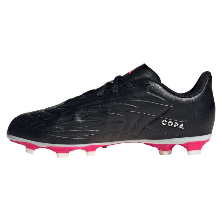 adidas Copa Pure .4 Kids Football Boots, Black/Silver, rebel_hi-res