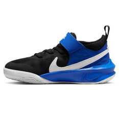 Nike Team Hustle D 10 Kids Basketball Shoes, Black/White, rebel_hi-res