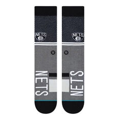 Stance Brooklyn Nets 2020 Shortcut 2 Socks, Grey, rebel_hi-res